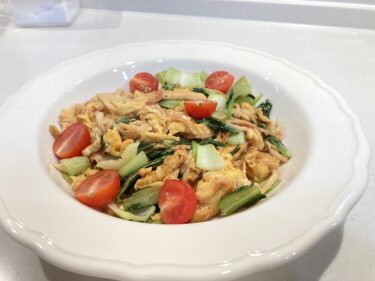 ５分で完成！青梗菜と卵の絶品中華炒め【時短・節約・栄養満点】